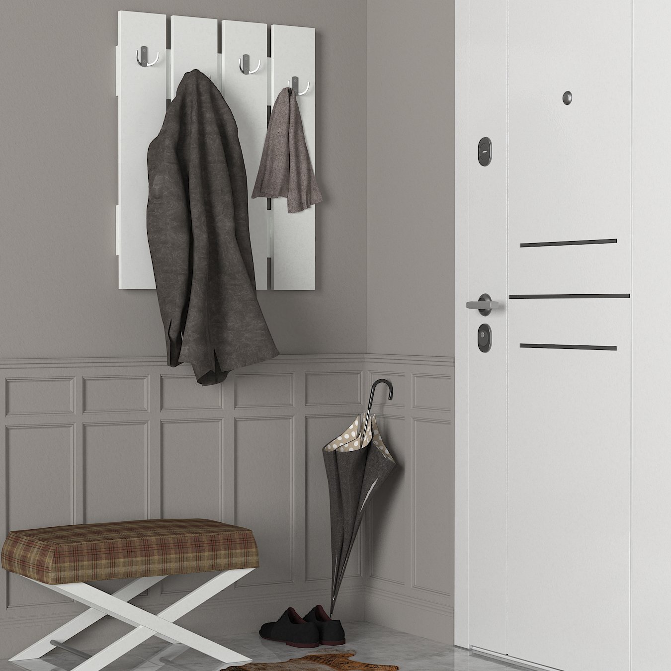 anita-vestiyer-beyaz-1.jpg Dekorister - Turkish Furniture Manufacturer - Home Furniture Producer Companies From Turkey - Anita Cloakroom White