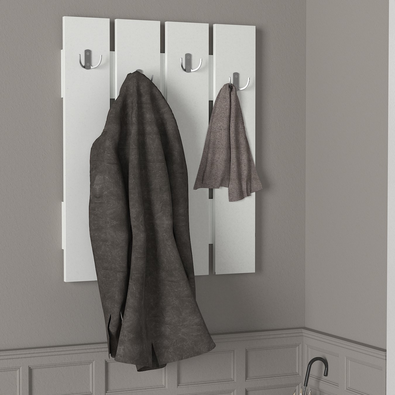 anita-vestiyer-beyaz.jpg Dekorister - Turkish Furniture Manufacturer - Home Furniture Producer Companies From Turkey - Anita Cloakroom White